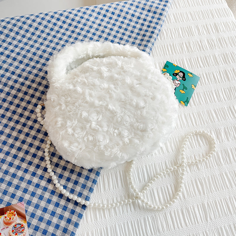 Cute Plush Animal-Themed Crossbody Bag