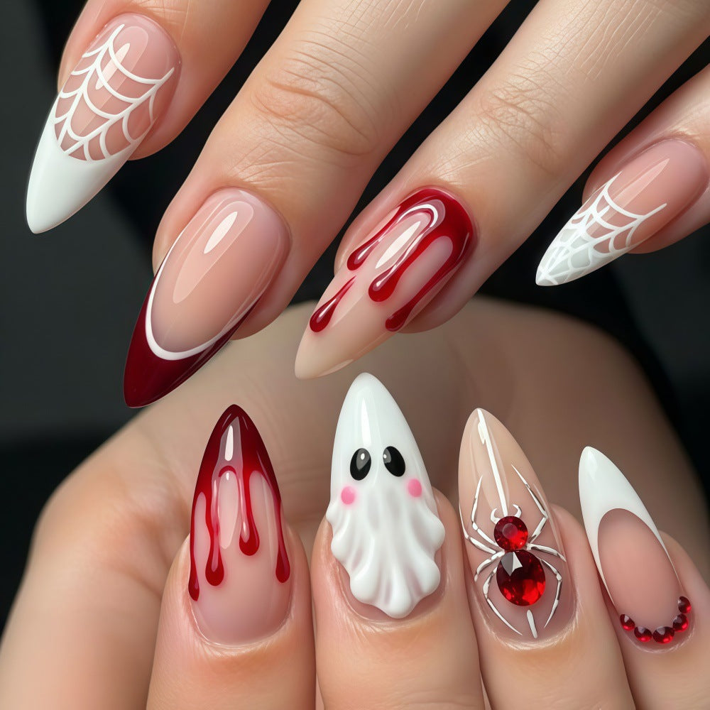 Halloween Nail Art Set with Creepy Designs Kalsten