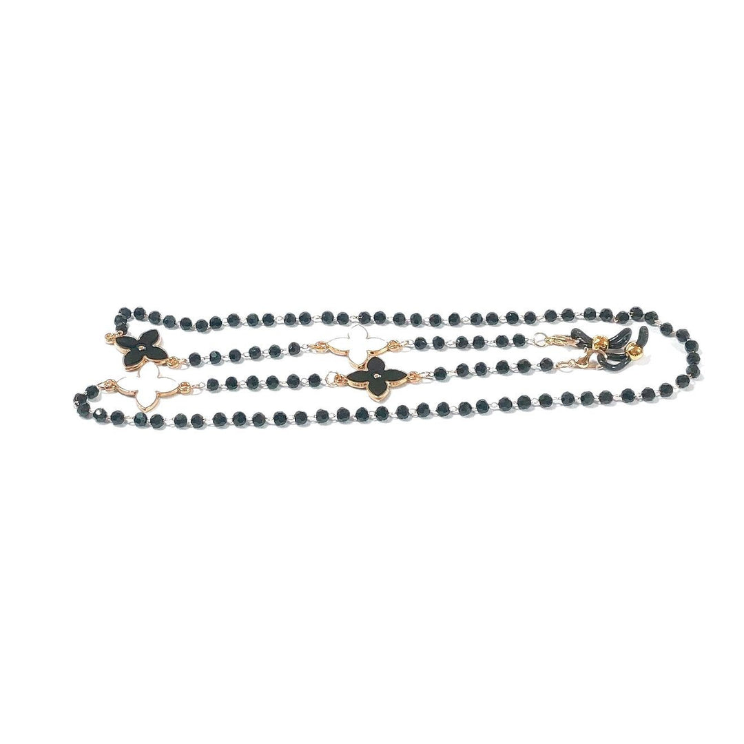 Elegant pearl necklace with flower pendants Kalsten