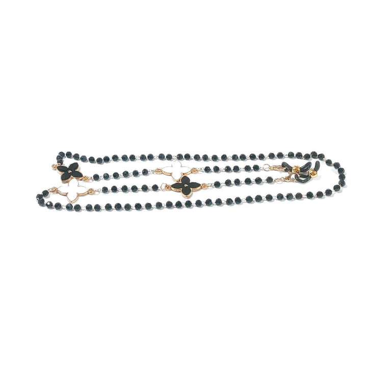Elegant pearl necklace with flower pendants Kalsten