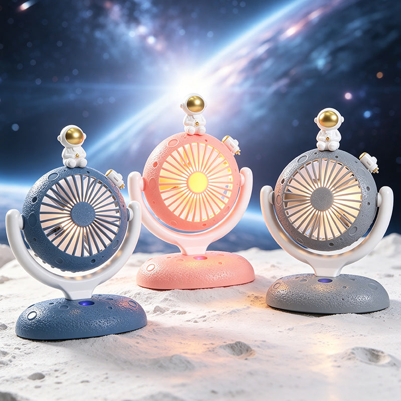 Women Portable USB Desk Fan with Creative Astronaut Design Kalsten