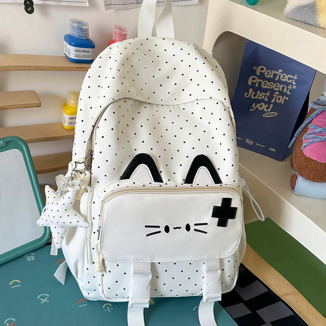 Playful Cat-Themed Backpack