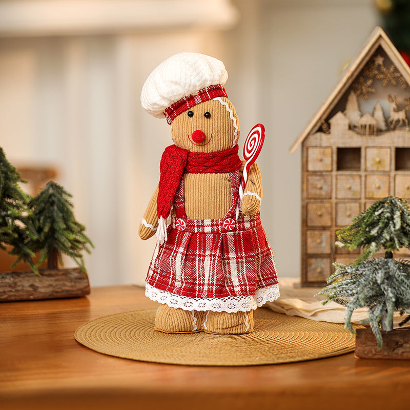 Cute Gingerbread Man Decoration Figure Kalsten