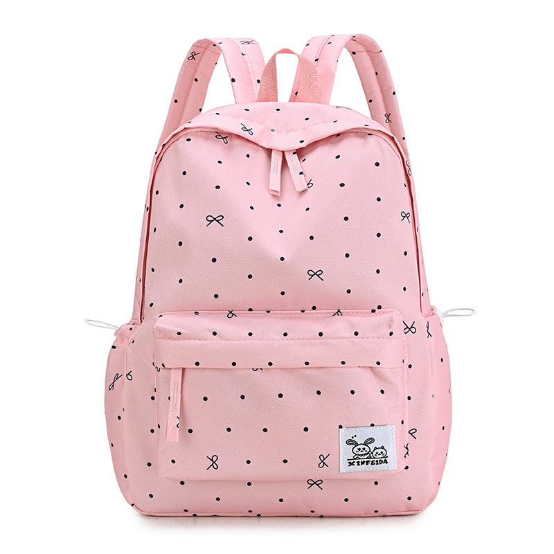 Stylish Polka Dot Backpack