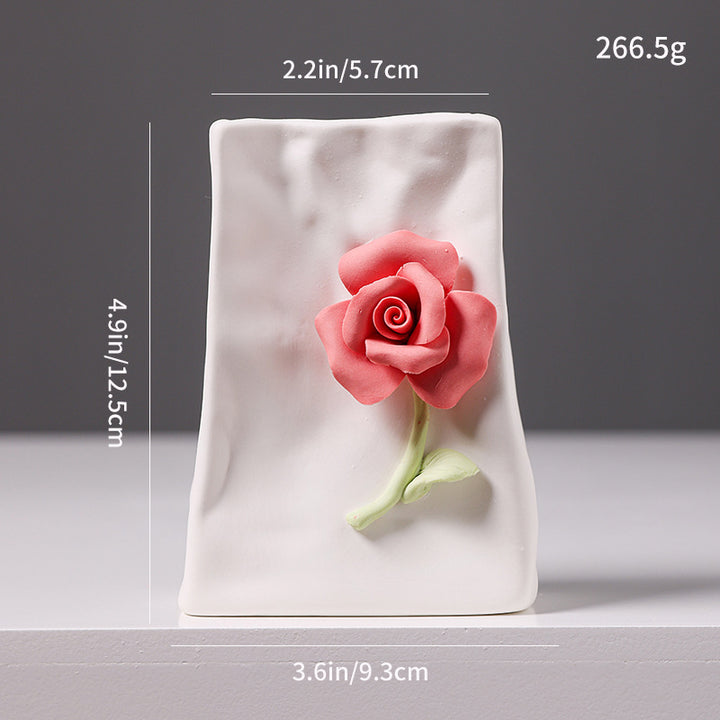 Decorative Floral Pitcher Ornament