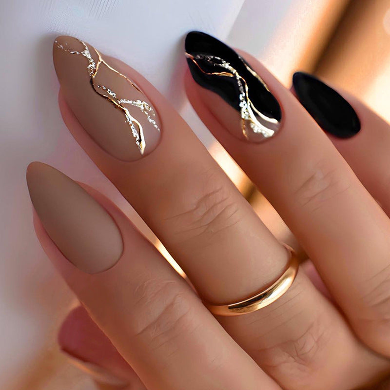 Luxury Abstract Art Press-On Nail Set Kalsten