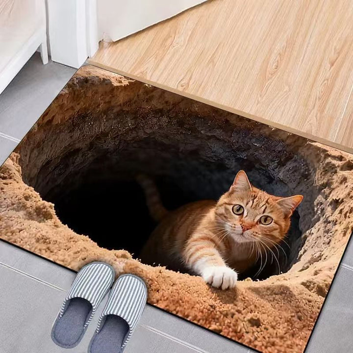 Anti-Slip Funny Cat Themed Doormat Kalsten