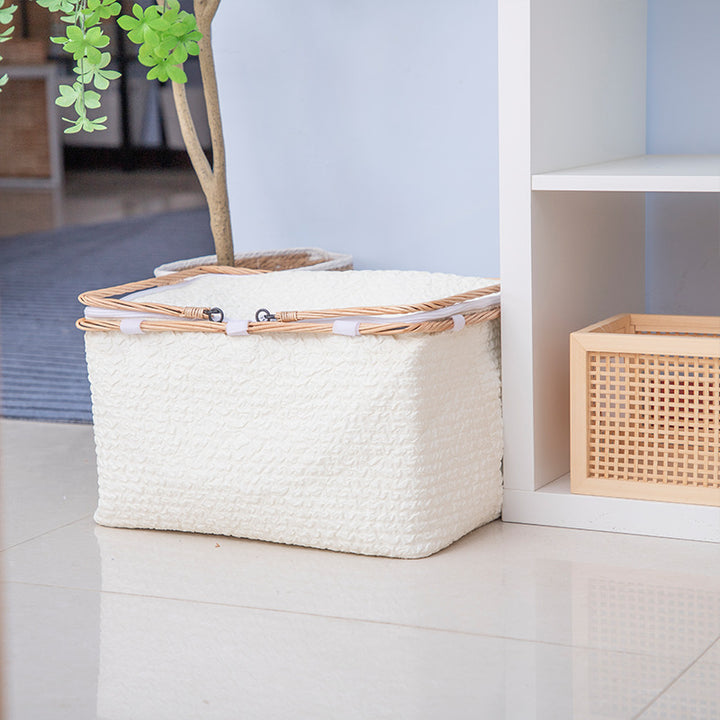 Textured Woven Storage Bin Kalsten