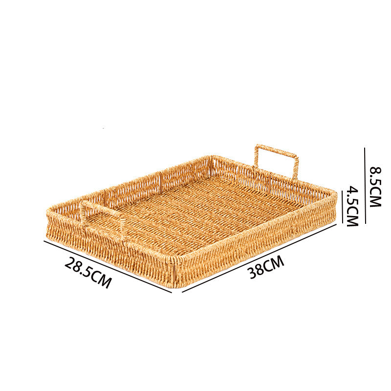 Woven Rectangular Serving Tray Kalsten