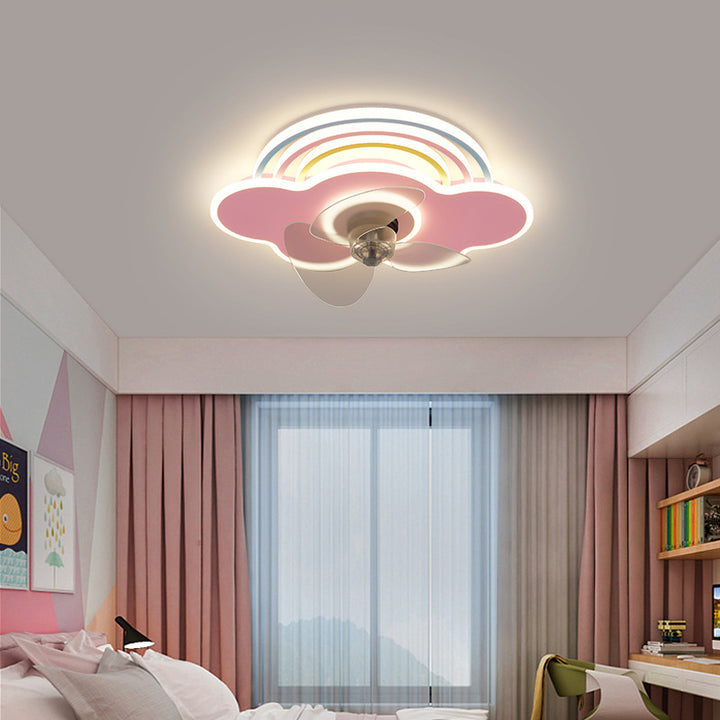 Rainbow Cloud Ceiling Fan Light