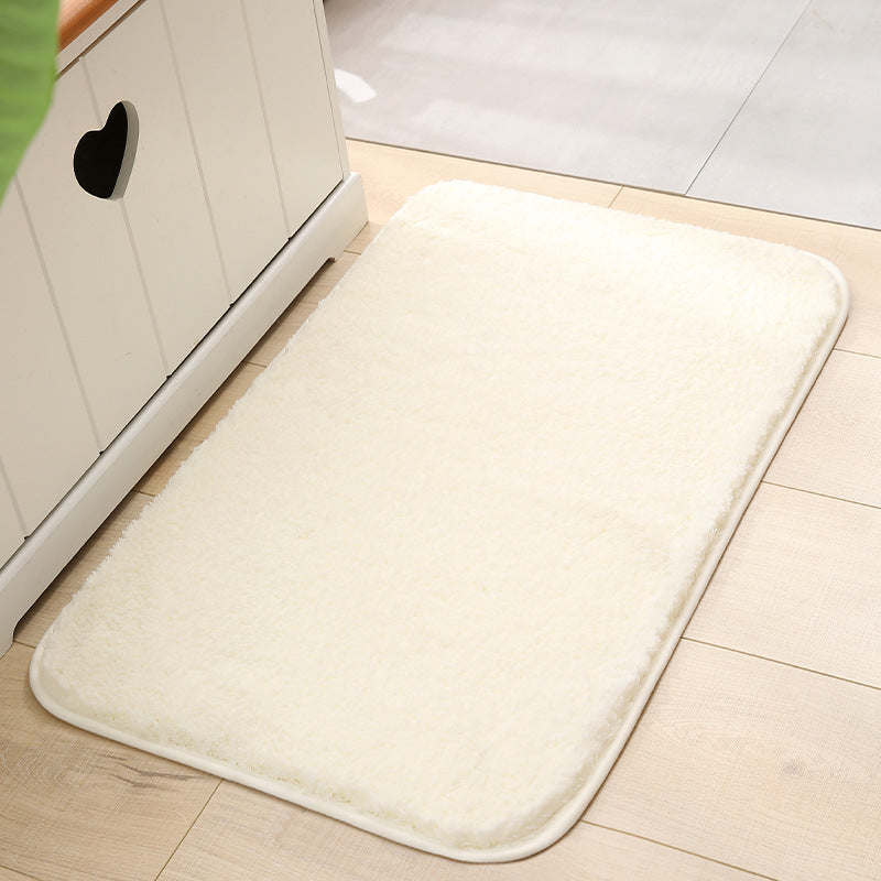 Absorbent Plush Bath Rug for Bathroom
