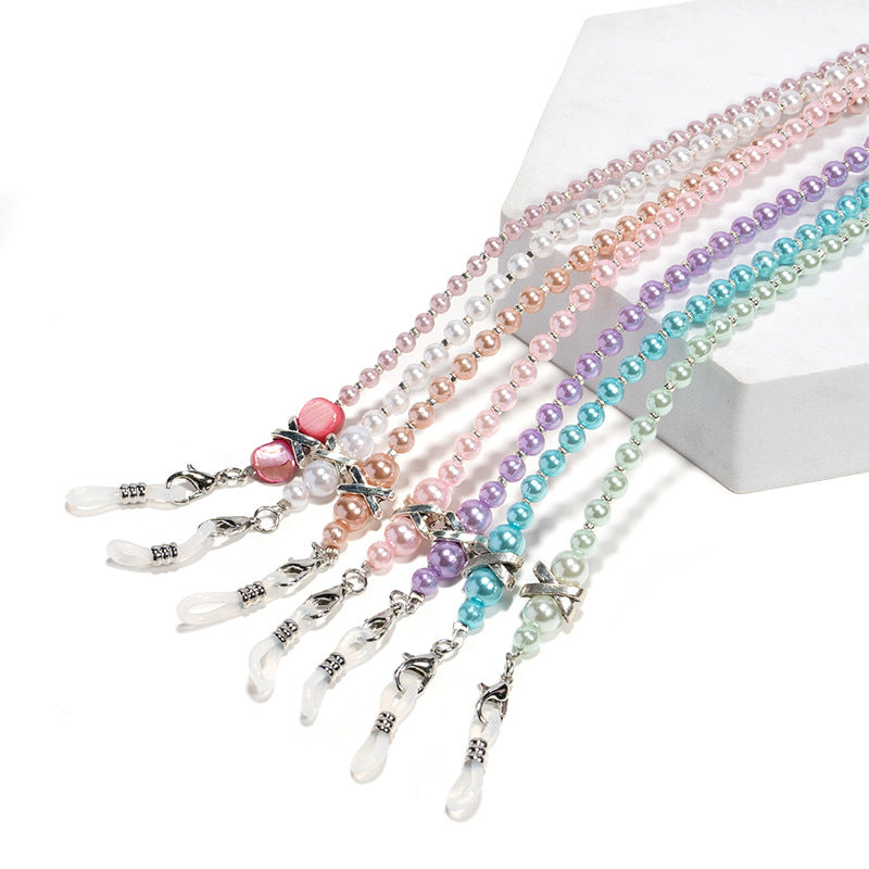Elegant Pearl Beaded Eyewear Chain Kalsten