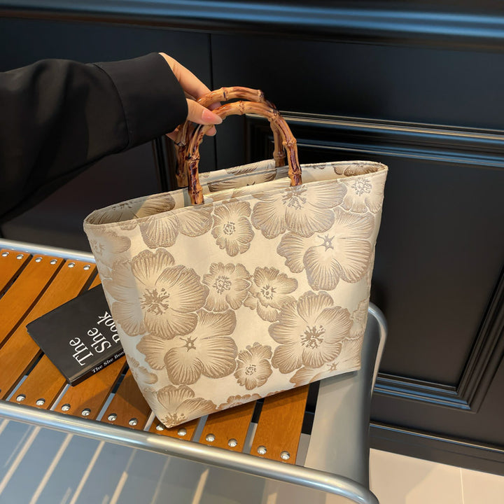 Elegant Floral Tote Bag