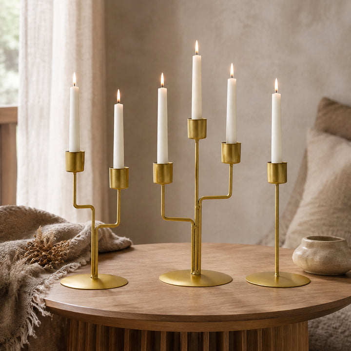 Modern Cactus-Shaped Candle Holder