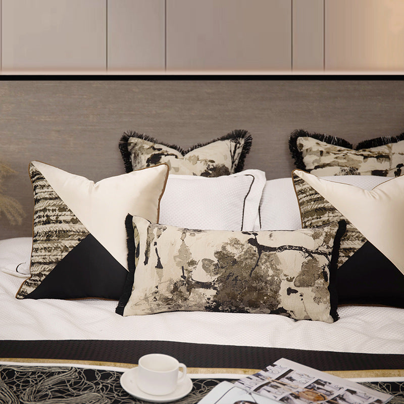 Artistic Landscape Print Decorative Cushion Cover
