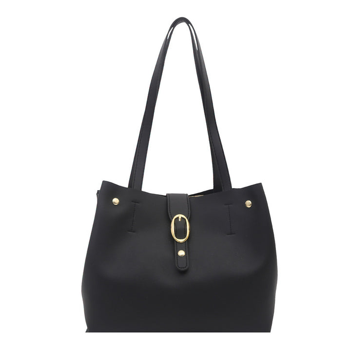 Structured Leather Tote Bag Kalsten