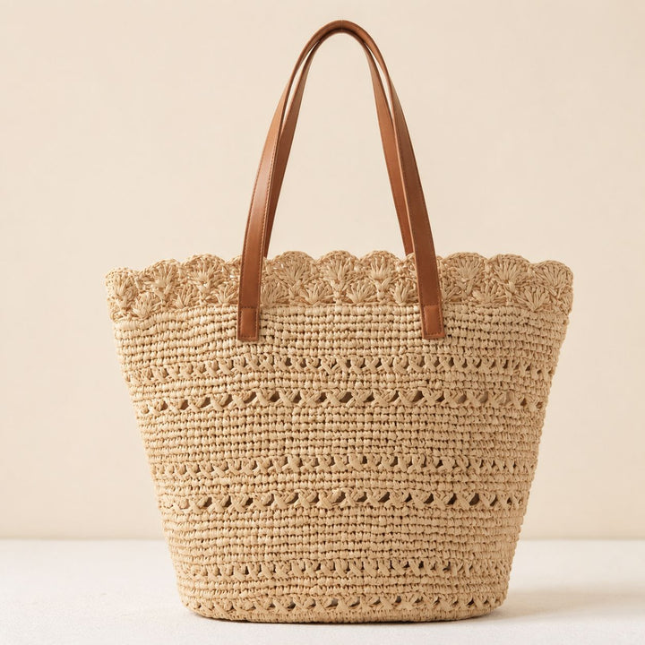 Handcrafted shoulder bag with unique mesh structure Kalsten