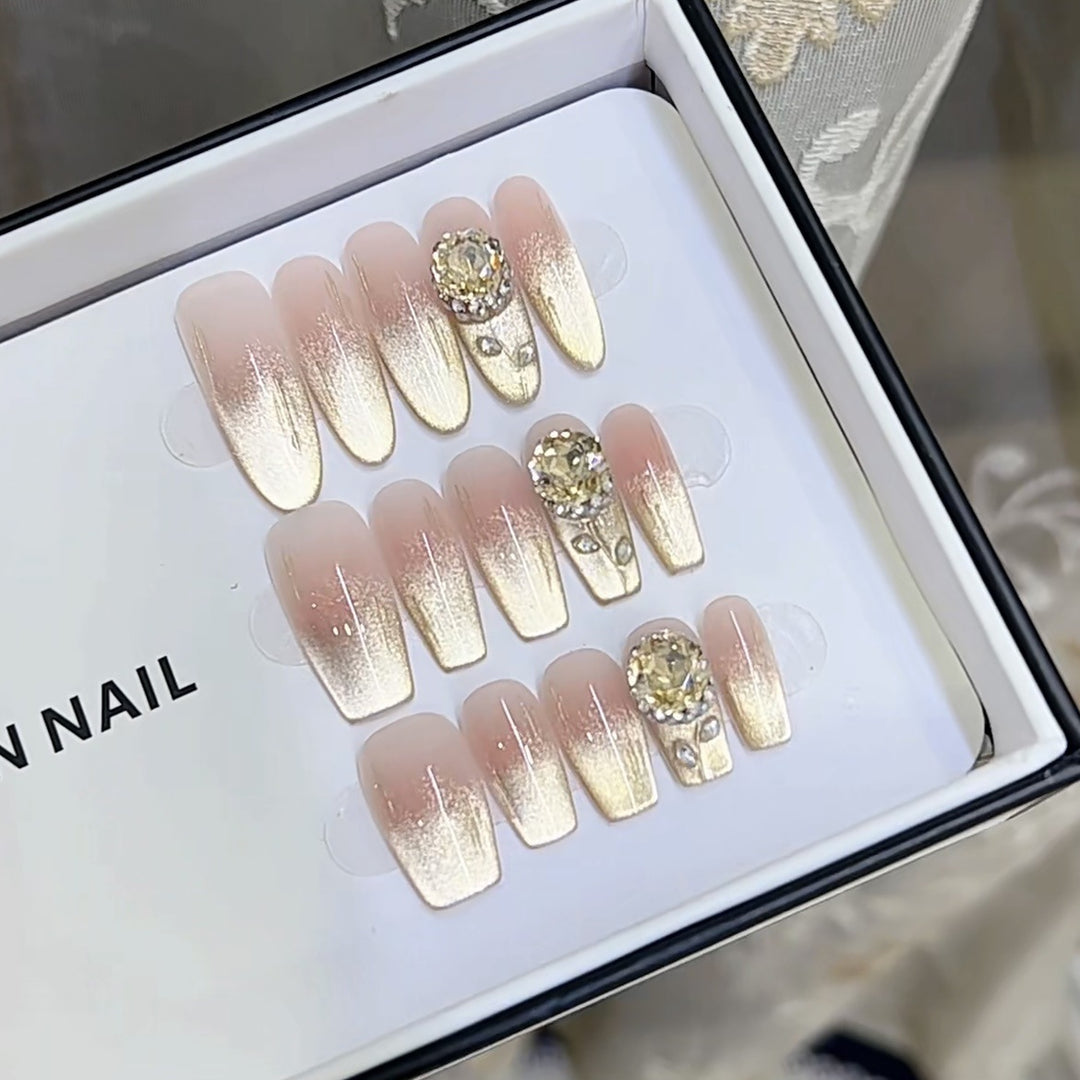 Luxury Ombre Press-On Nail Set Kalsten