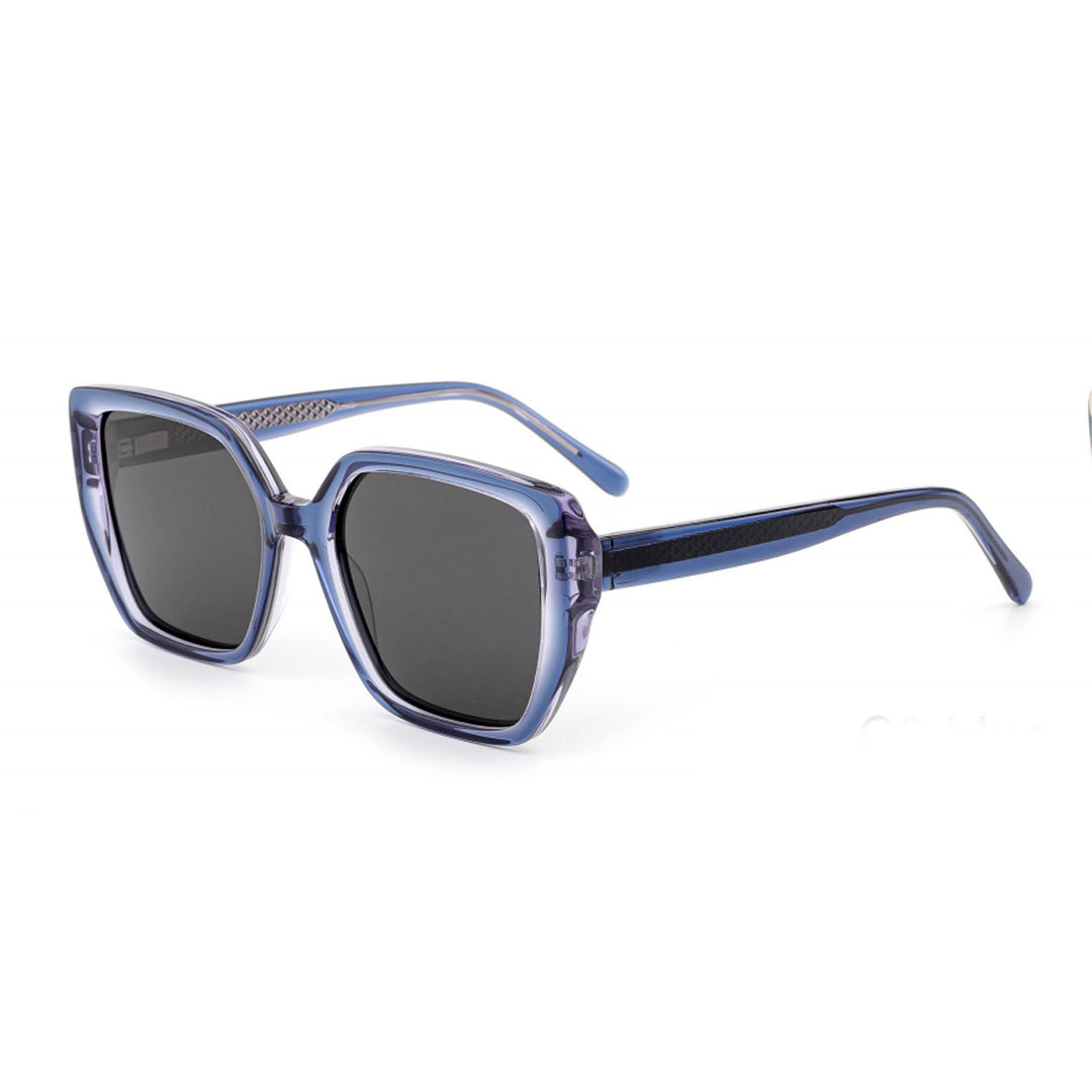 Women's sunglasses with fashionable, multifaceted frame and UV protection Kalsten