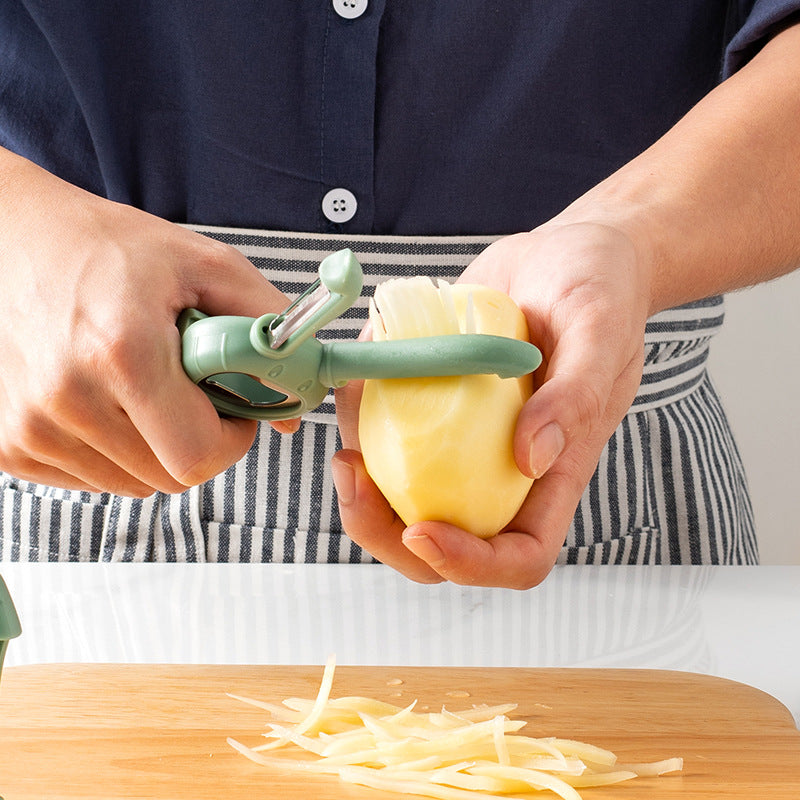 Multifunctional vegetable and fruit cutter with safety mechanism Kalsten
