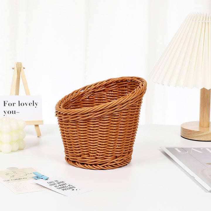 Decorative Woven Round Basket Kalsten