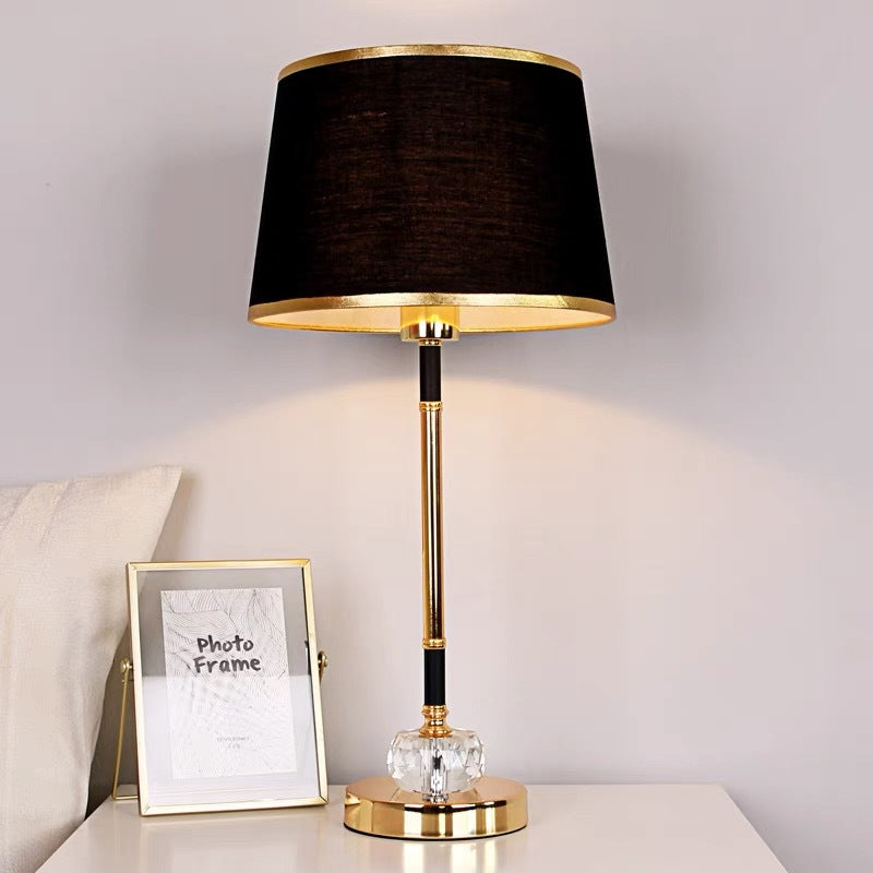 Elegant Black and Gold Table Lamp