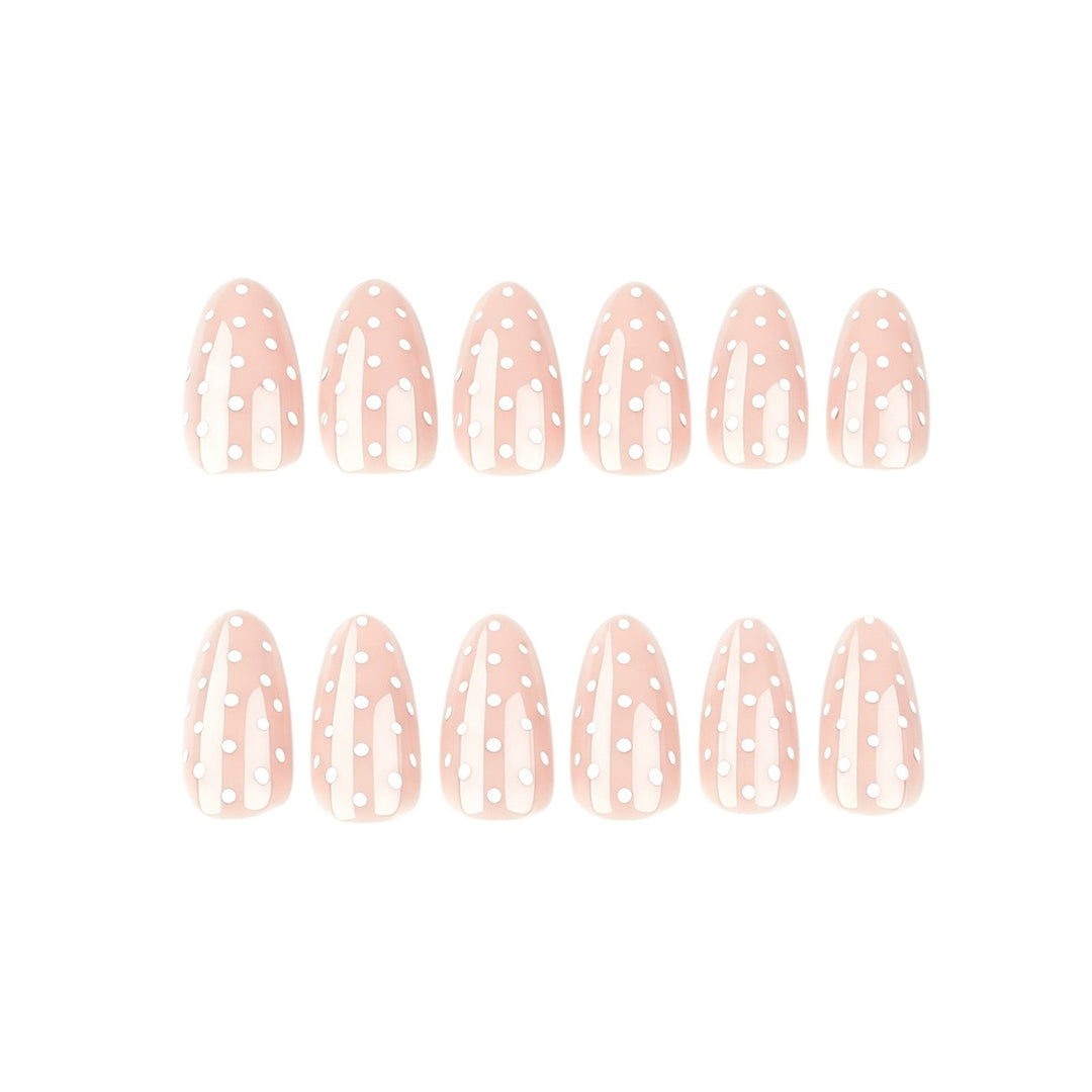 Elegant Almond-Shaped Nail Art Enhancements Kalsten 1789915539