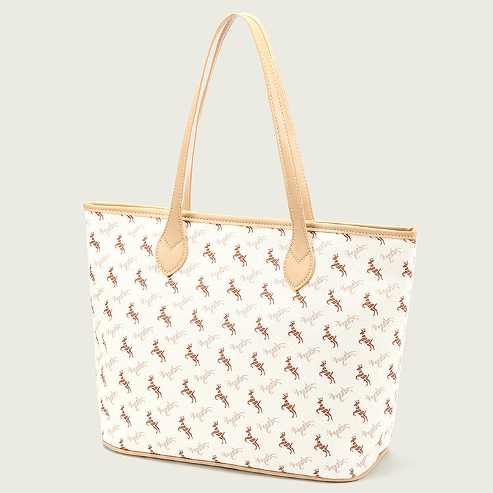 Elegant Printed Canvas Tote
