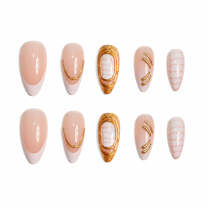 Premium Nails with Art Design Kalsten