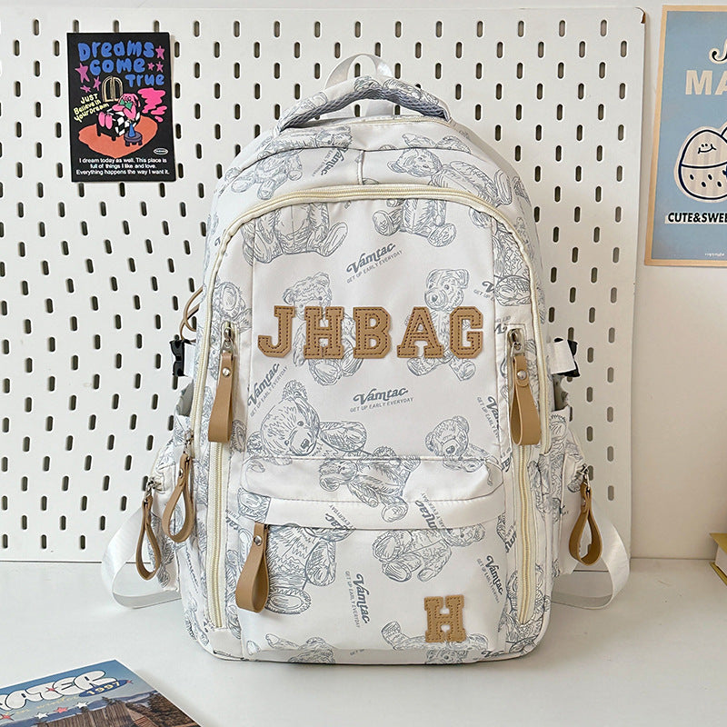 Multi-Functional Graphic Print Backpack