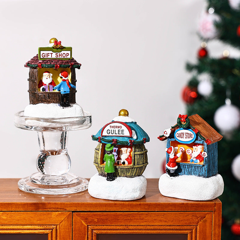 Illuminated Christmas village decoration Kalsten