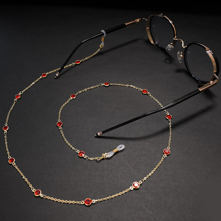 Gemstone-Studded Eyewear Holder Kalsten