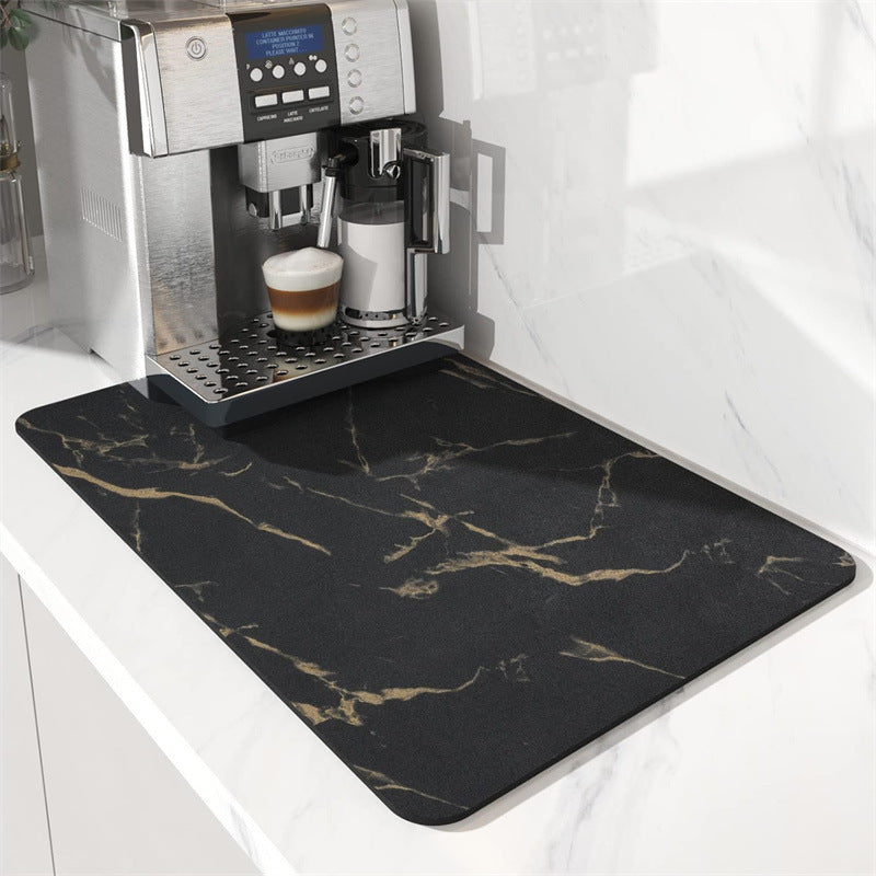 Coffee-Themed Kitchen Floor Mat