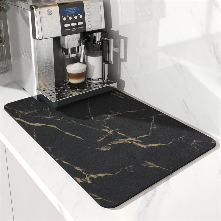 Coffee-Themed Kitchen Floor Mat
