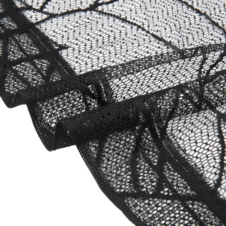 erotic mesh shorts with bat design