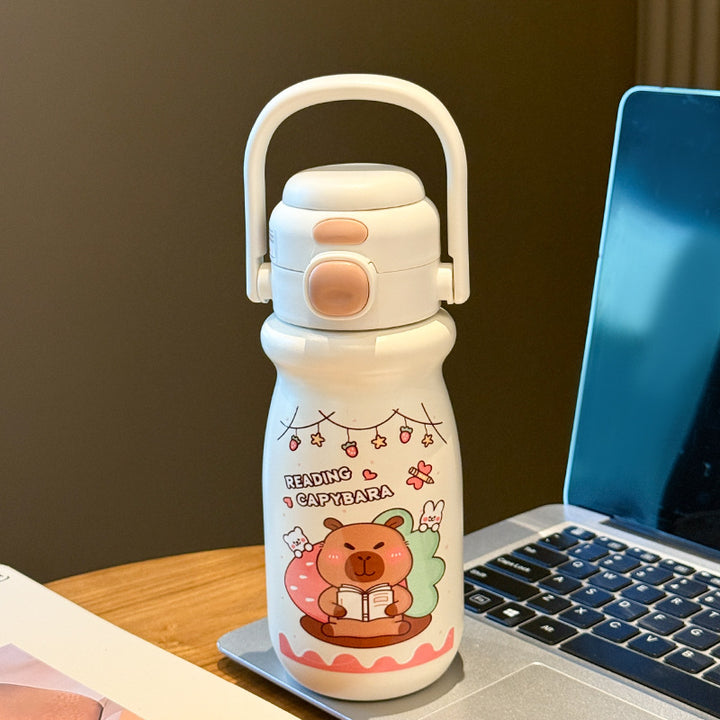 Women's insulated drinking bottle in playful animal design Kalsten