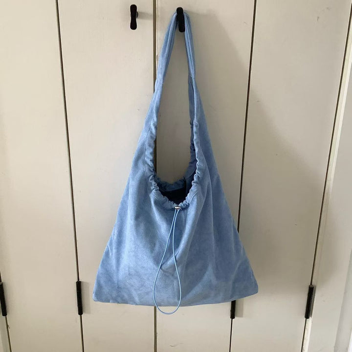 Casual Drawstring Shoulder Tote Bag