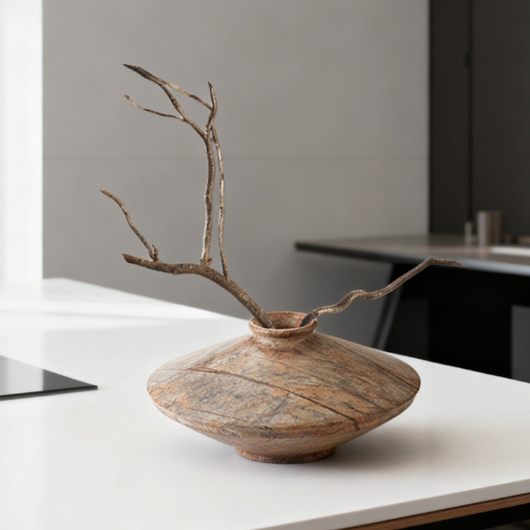 Elegant Marble Decorative Vase