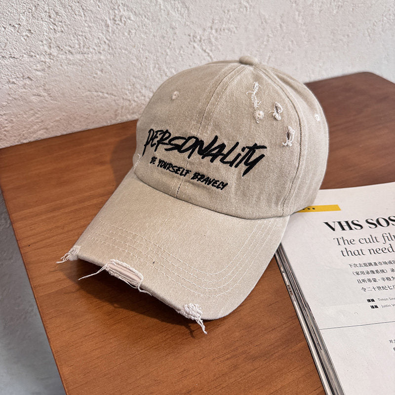 Distressed Casual Cap