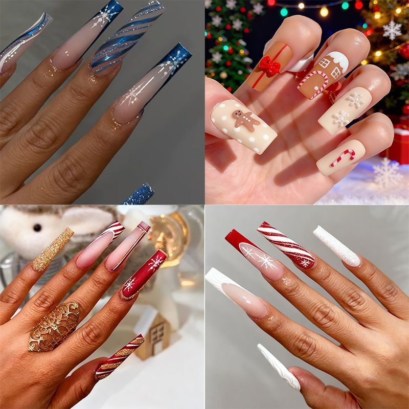 Festive Holiday Nail Art Enhancements Kalsten 1789915617