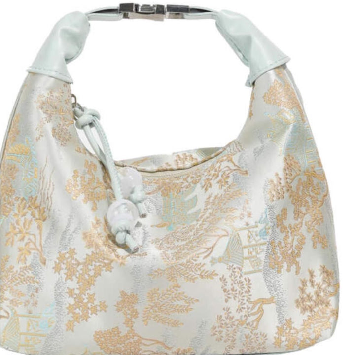 Floral-Patterned Handheld Evening Bag Kalsten