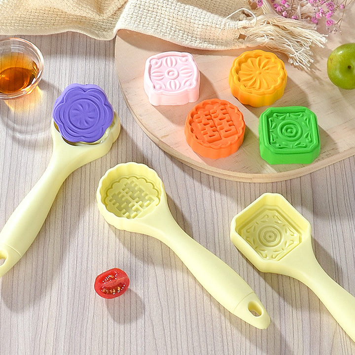 Silicone Cookie Stamp Set with Various Patterns Kalsten