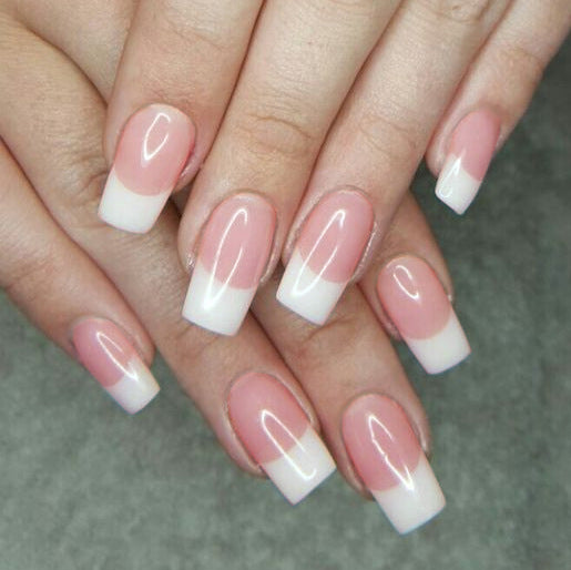 Premium French Tip Press-On Nails Kalsten