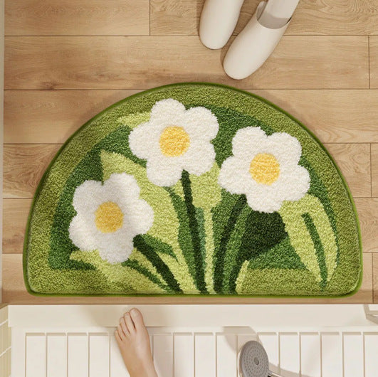Geometric Pattern Soft Bath Mat