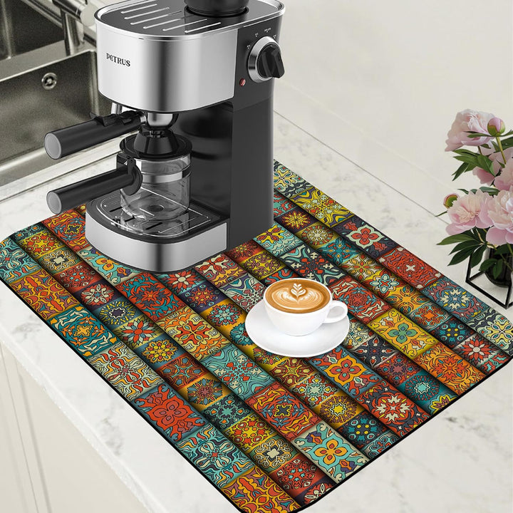 Flower Motiv Kitchen Placemat