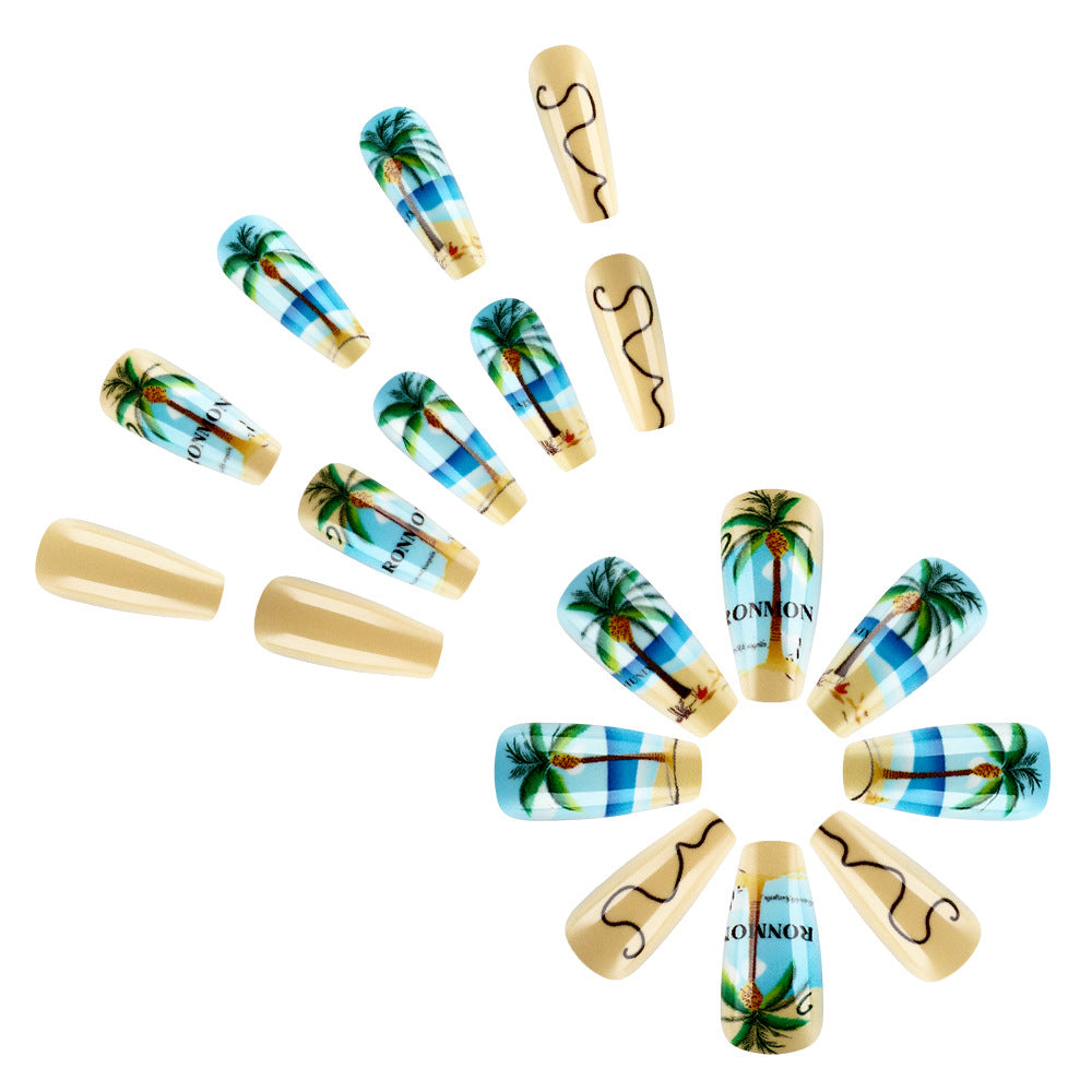 Tropical Paradise Press-On Nails Kalsten