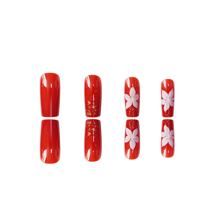 Floral-Design Press-On Nail Art Set Kalsten