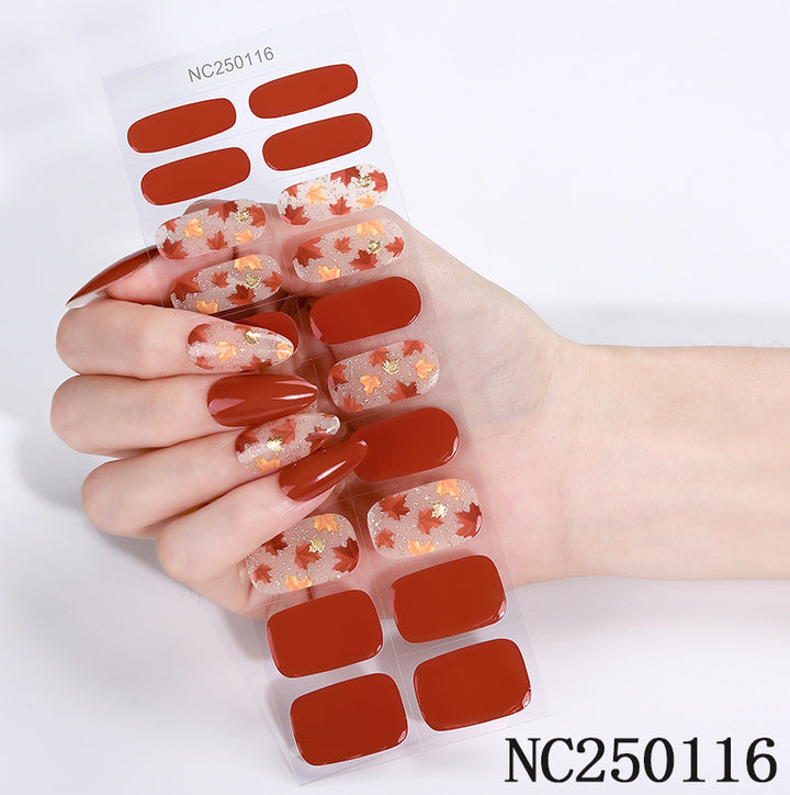 Stylish Faux Animal Print Nail Wraps