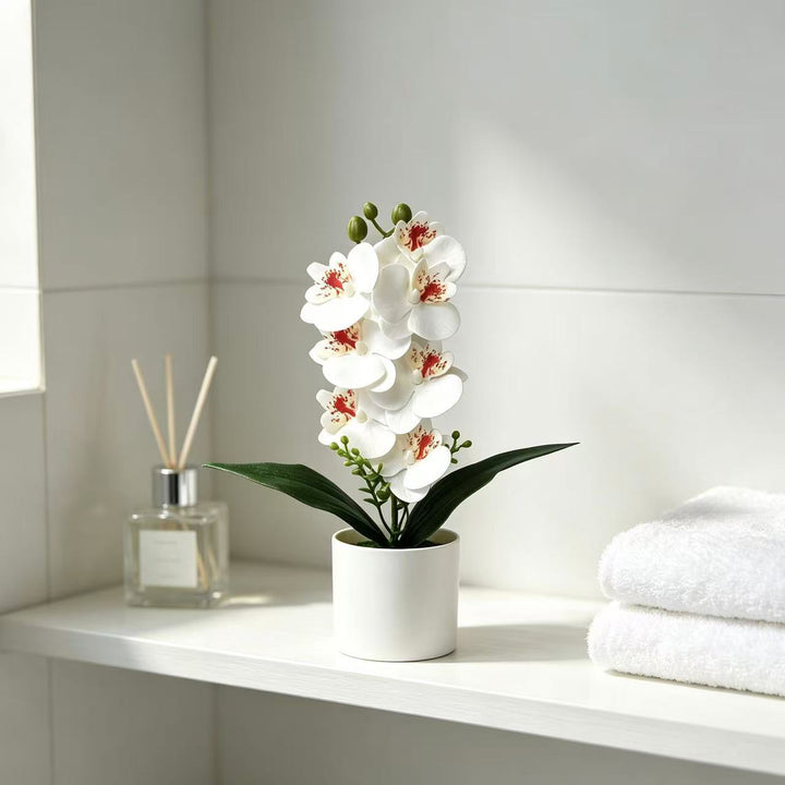 Lifelike Orchid Flower Decoration