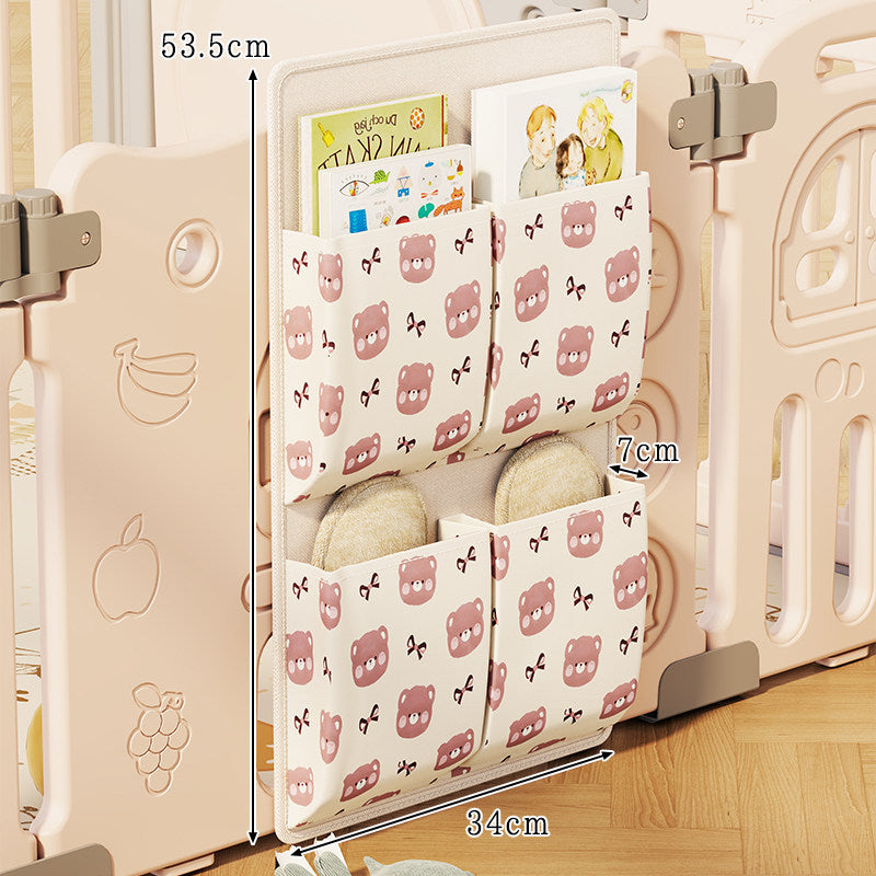 Four-Pocket Hanging Playpen and Gate Organizer